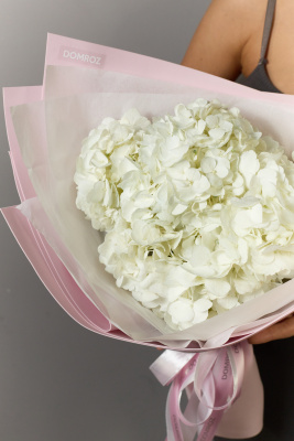 Букет 3 гортензии белые купить с доставкой в Набережных Челнах
