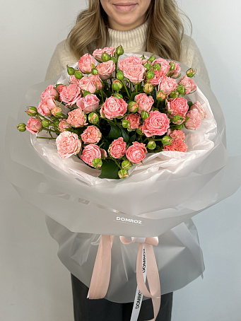 Букет 9 Кустовых роз