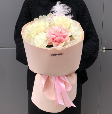 Букет "Молочный пудинг" S